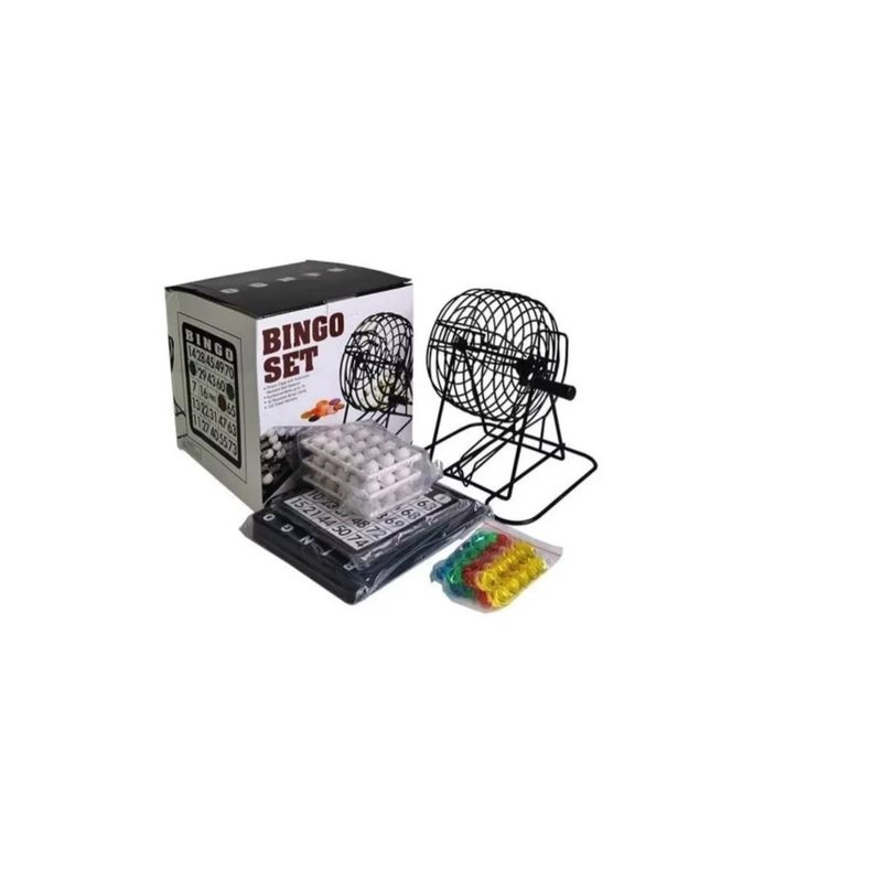 GENERICO - Set Bingo Tómbola Juego De Mesa Familiar Cartones