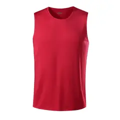 ANDESLAND OUTDOOR APPAREL - Camiseta Musculosa Dryfit Deportiva Holgada Hombre Roja