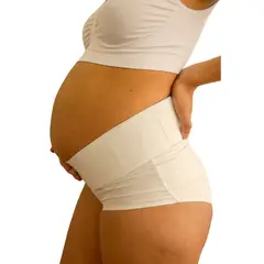 MITIMA - Soporte Abdominal Embarazada Blanco Faja prenatal