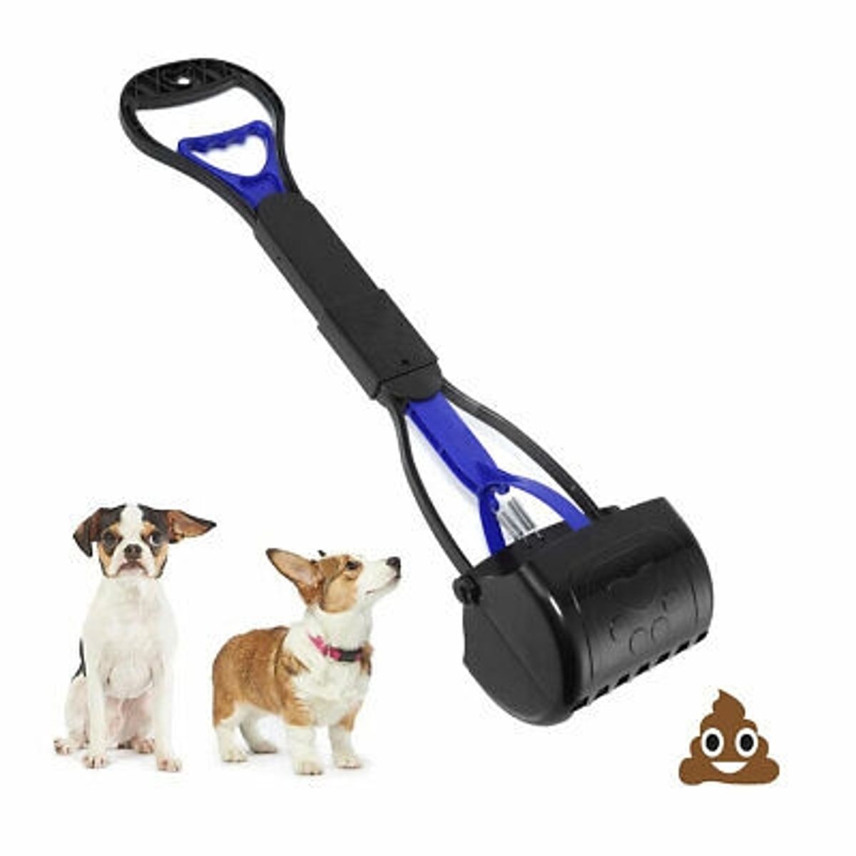 GENERICO - Pala Recogedor Excrementos  Fecas Mascotas Pala Perros azul