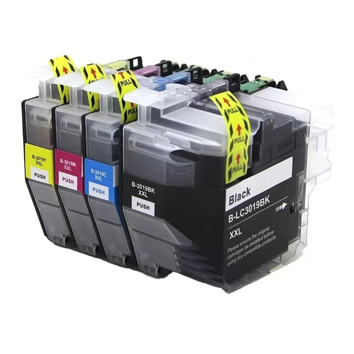 PACIFIC COLOR - 4 Tintas Lc3019 Xxl Alternativa para Brother J5330 J6530 J6730 J6930