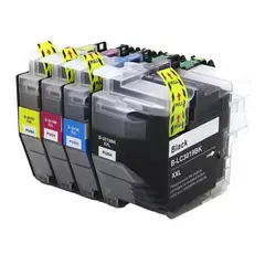 PACIFIC COLOR - 4 Tintas Lc3019 Xxl Alternativa para Brother J5330 J6530 J6730 J6930