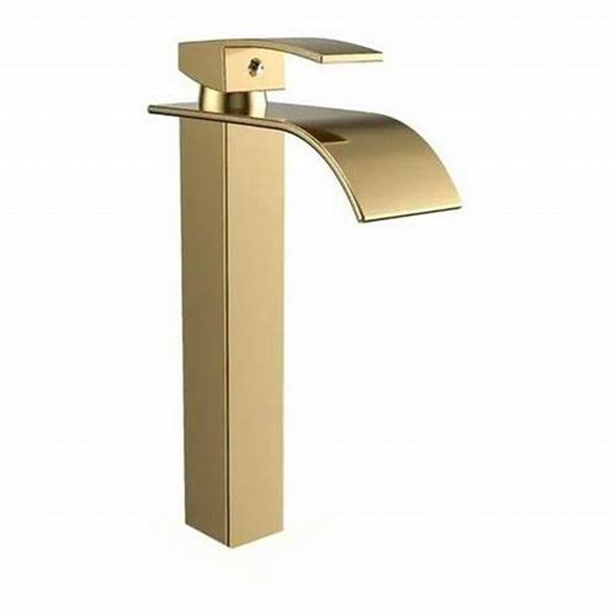 GENERICO - Llave Monomando Alta Vanitorio Gold DORADA