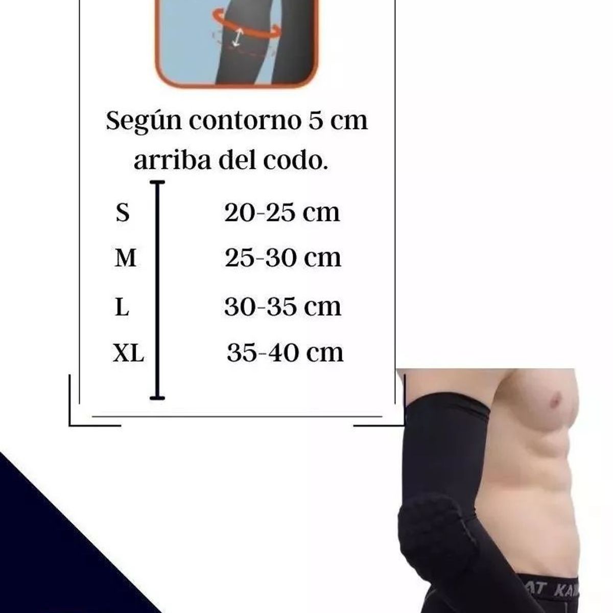 KUANGYE - Manga Deportiva Para Codo Con Almohadilla