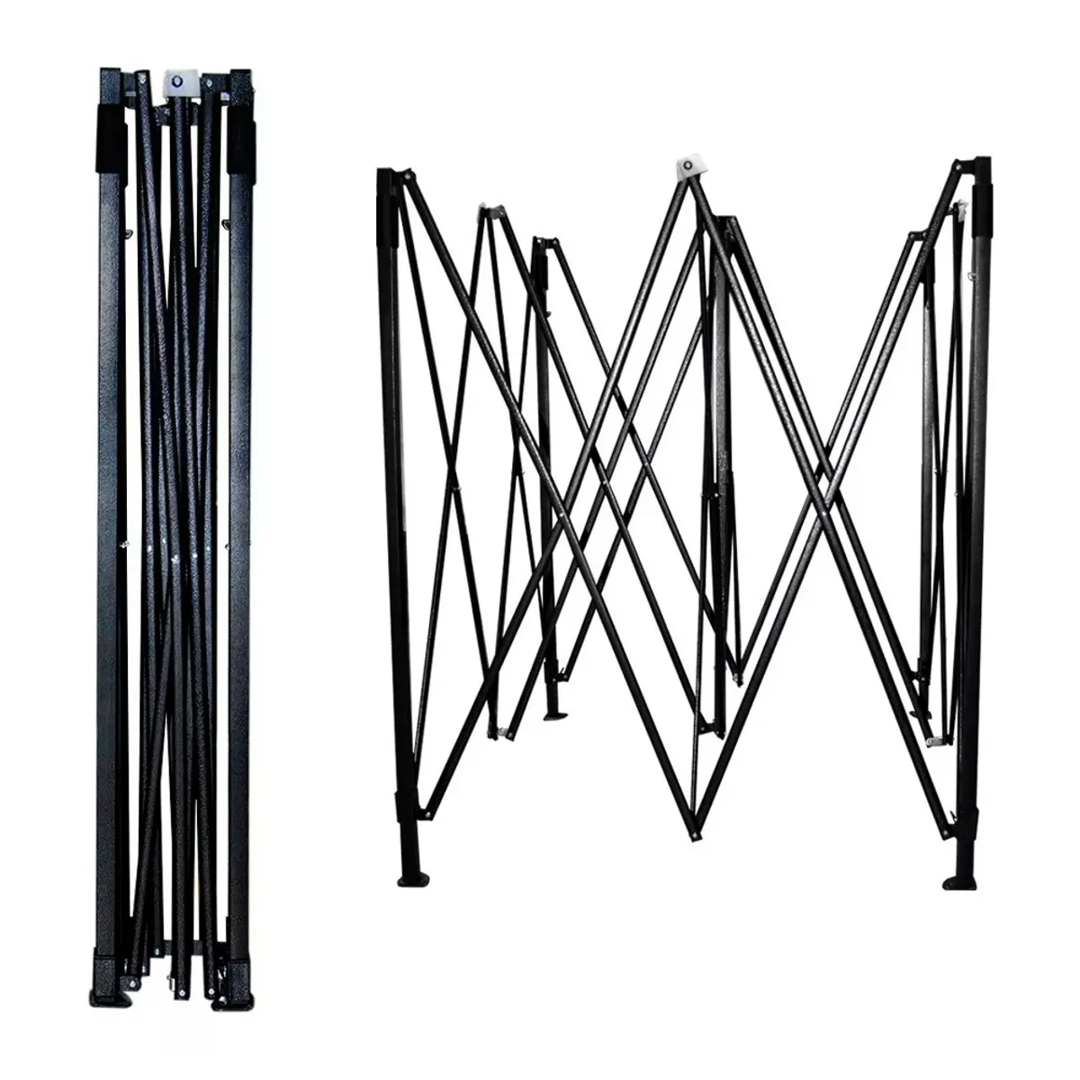 GENERICO - Toldo Plegable 3x3 Paredes Impermeable Retráctil Blanco