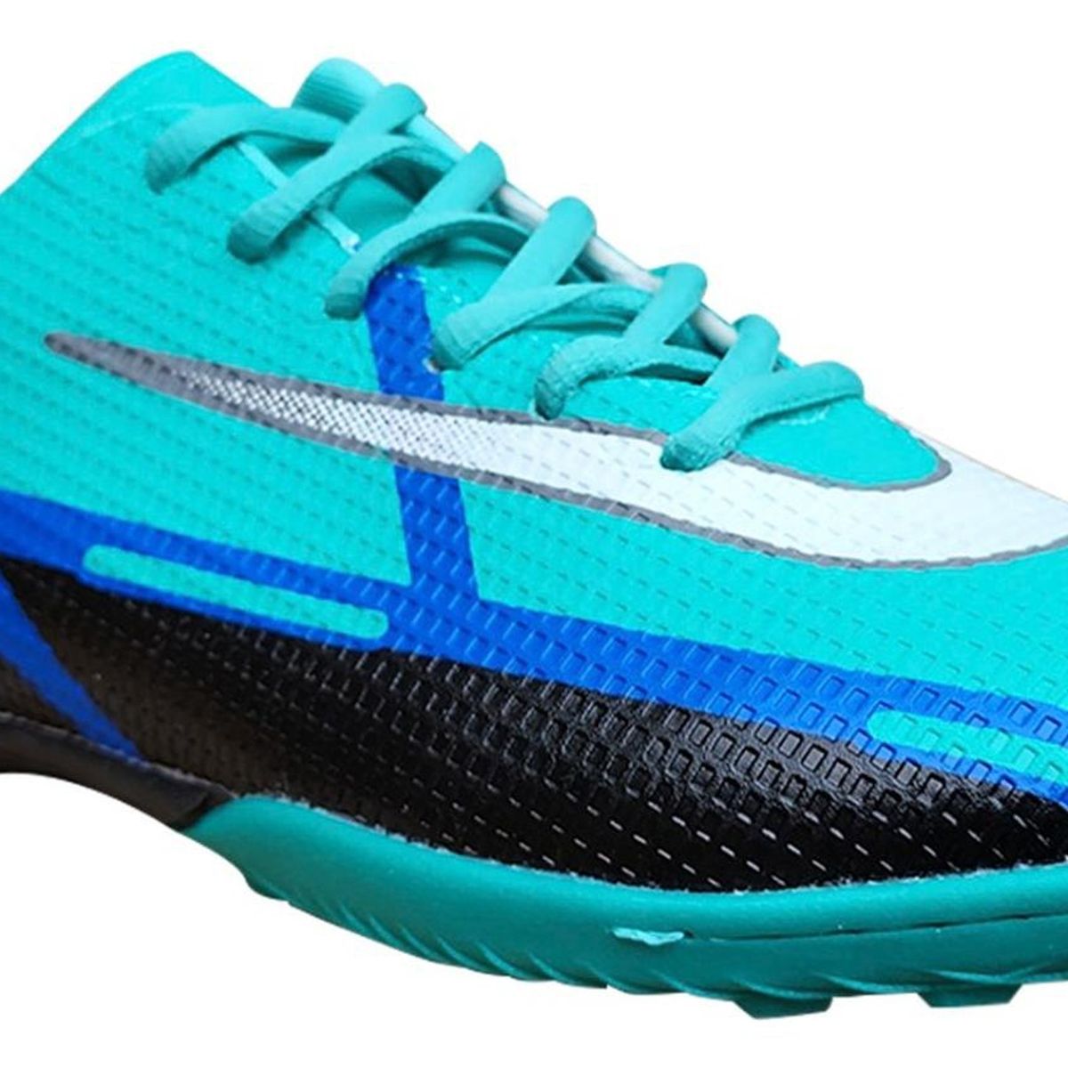 GENERICO - Zapatilla Baby Futbol Juvenil Confortable Extreme Style 7372 - Turquesa