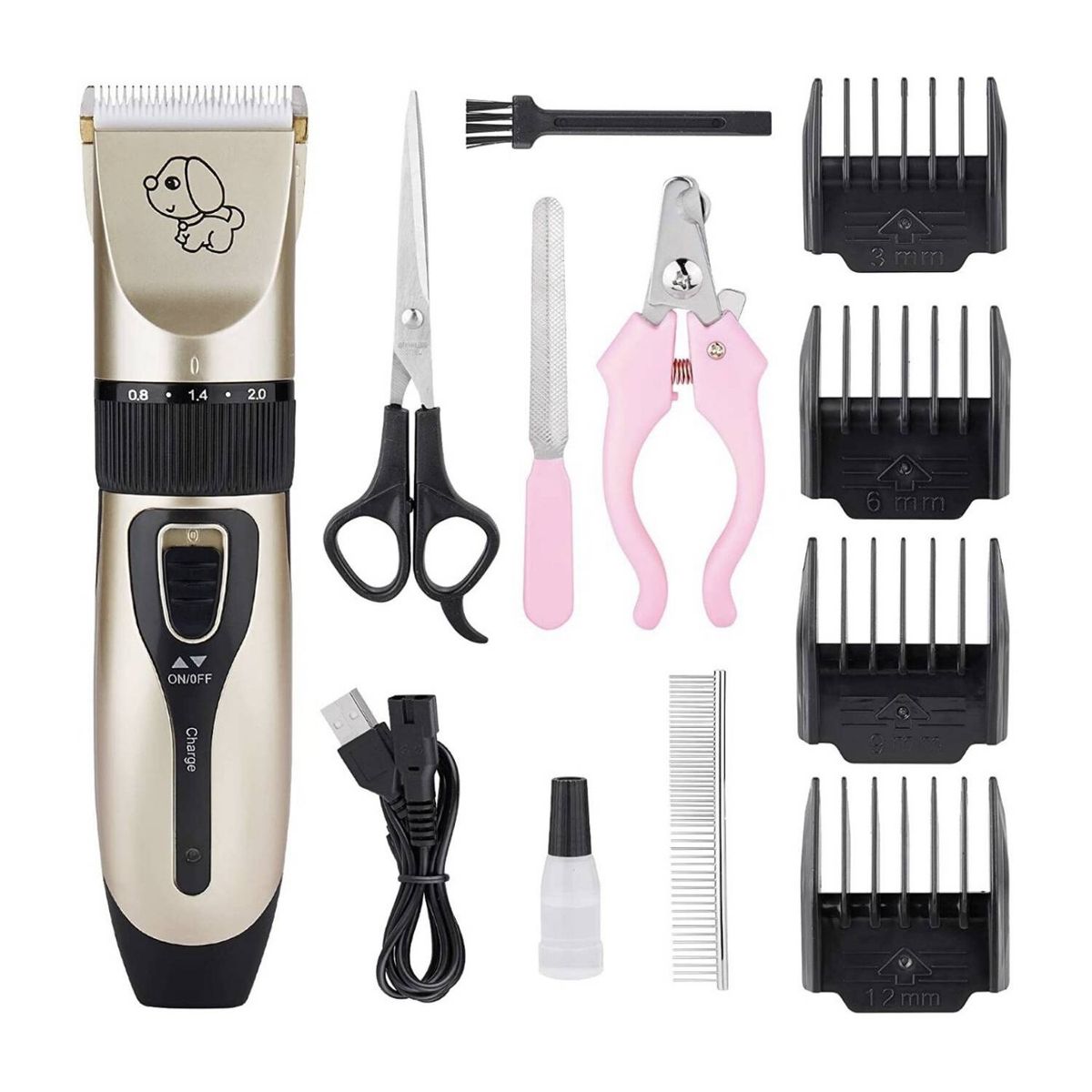 GENERICO - Cortadora de pelo  Mascotas Perros Y Gatos