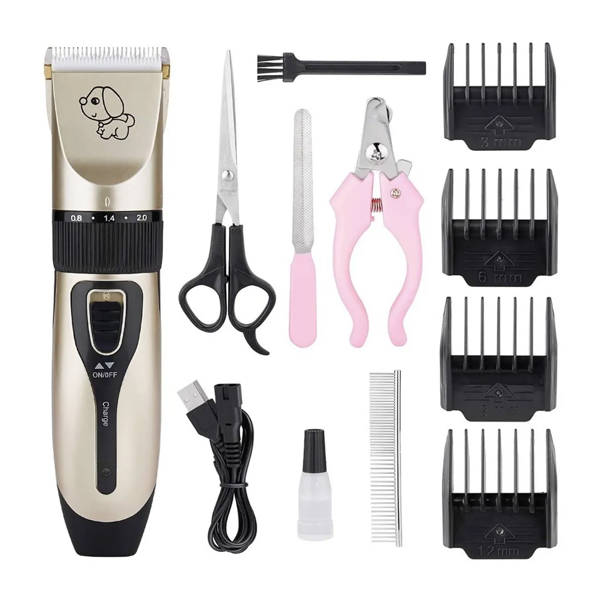 GENERICO - Cortadora de pelo  Mascotas Perros Y Gatos