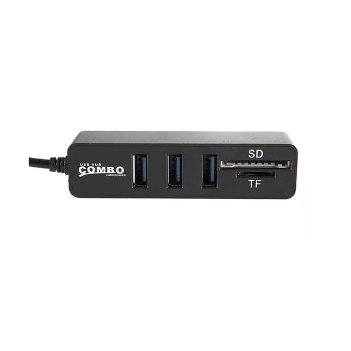 DM - ADAPTADOR USB DM HUB 3 PUERTOS Y LECTOR SD USB 2.0