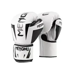 GENERICO - Guantes De Box Menghu 12 Onz Tigre Series Blancos