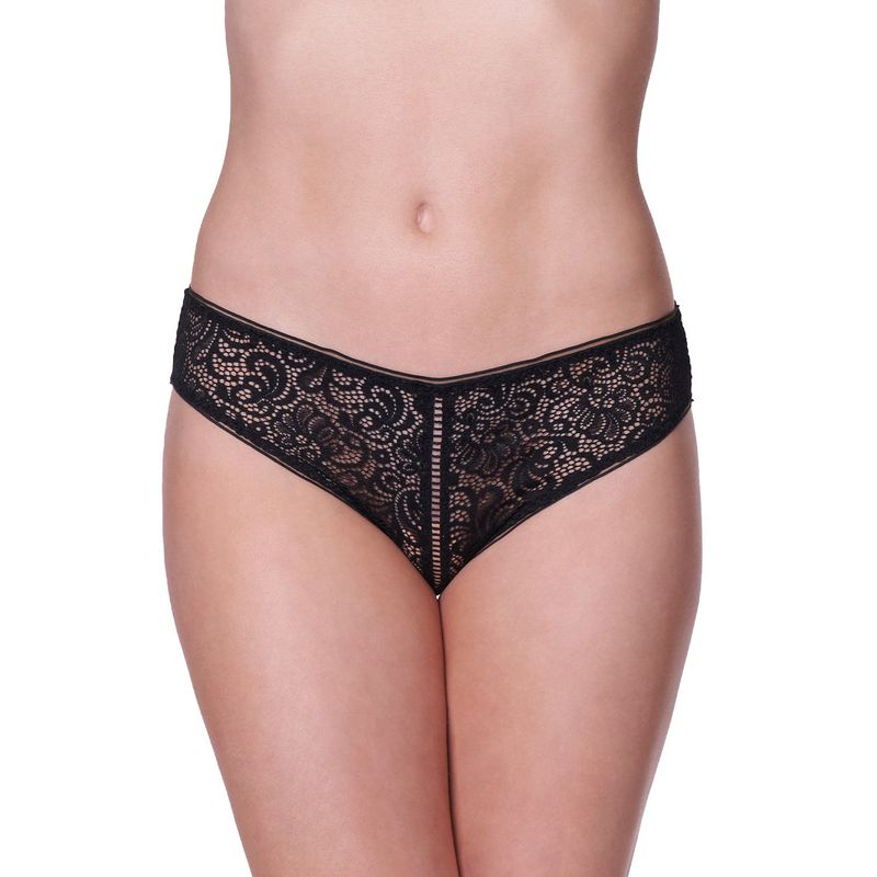 BAZIANI - Calzón Bikini Encaje 20491.-