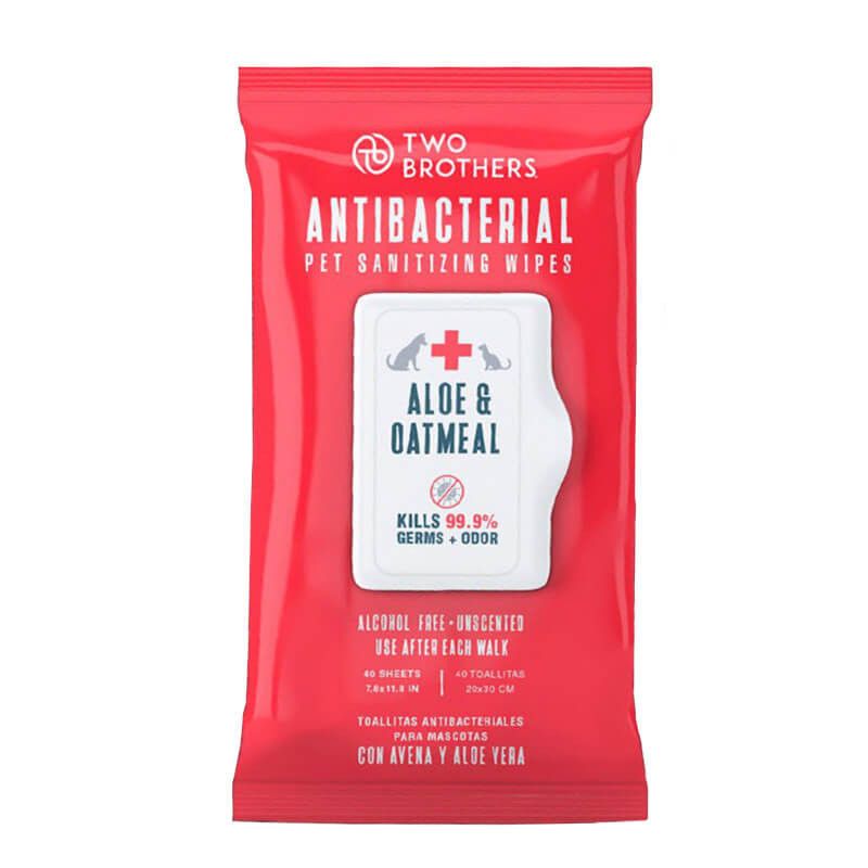 GENERICO - Toallitas húmedas antibacterianas TWO BROTHERS 40 unidades