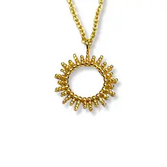 GOIA - Colgante Rayos de Sol Gold
