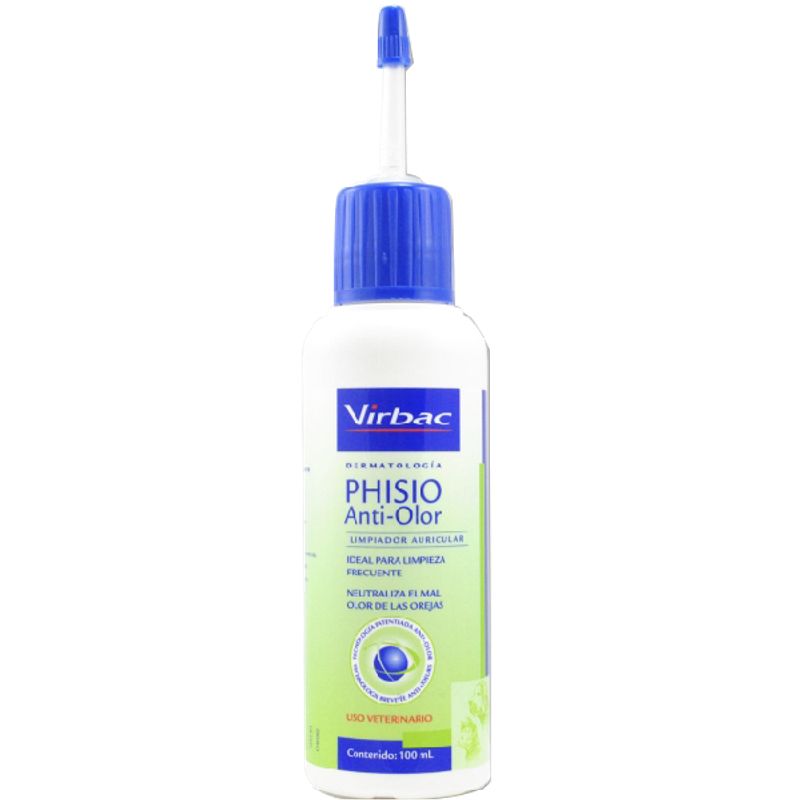 VIRBAC - Phisio anti olo Limpiador de oidos para perros Virbac 100 ml
