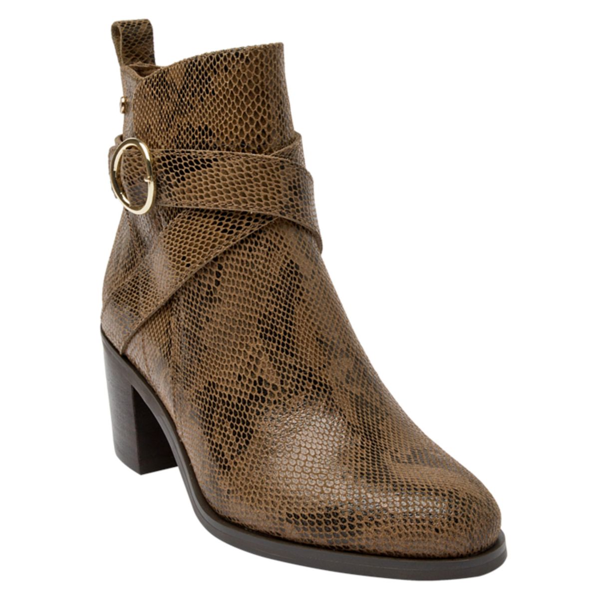 POLLINI - Botín Casual Femenino Marrón Pollini