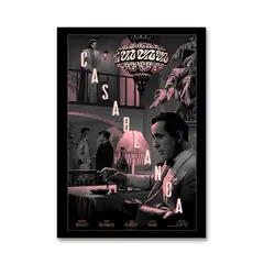 GENERICO - CUADRO DECORATIVO AFICHE PELICULA CASABLANCA