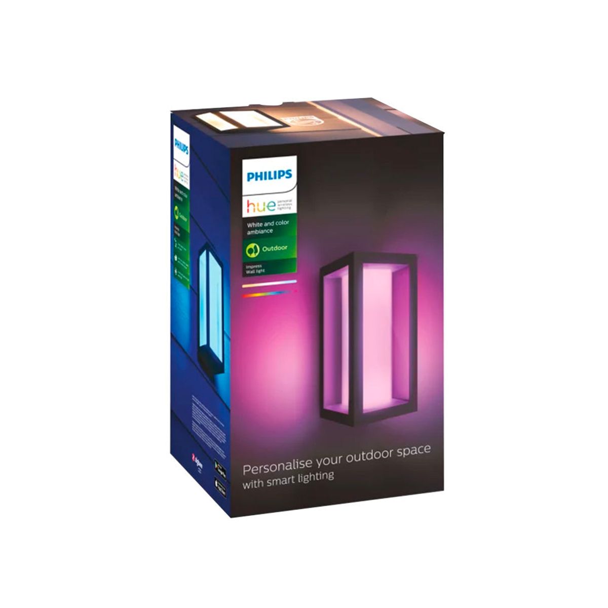 PHILIPS HUE - Philips Hue Impress Aplique Exterior Inteligente Multicolor
