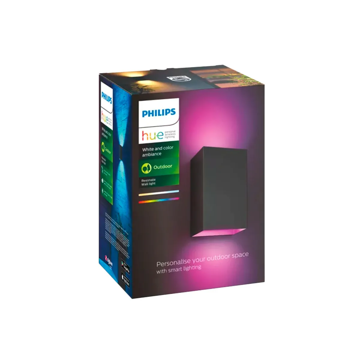 PHILIPS HUE - Philips Hue Resonate Aplique Exterior Inteligente Multicolor