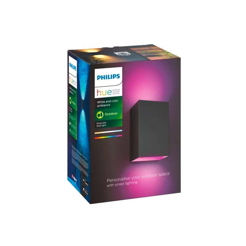 PHILIPS HUE - Philips Hue Resonate Aplique Exterior Inteligente Multicolor