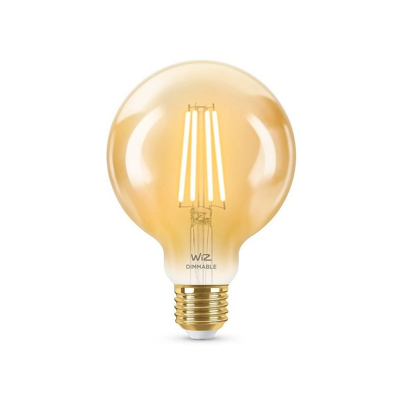 WIZ - Ampolleta WiFi de filamento ámbar 7W G95 220V E27 Wiz