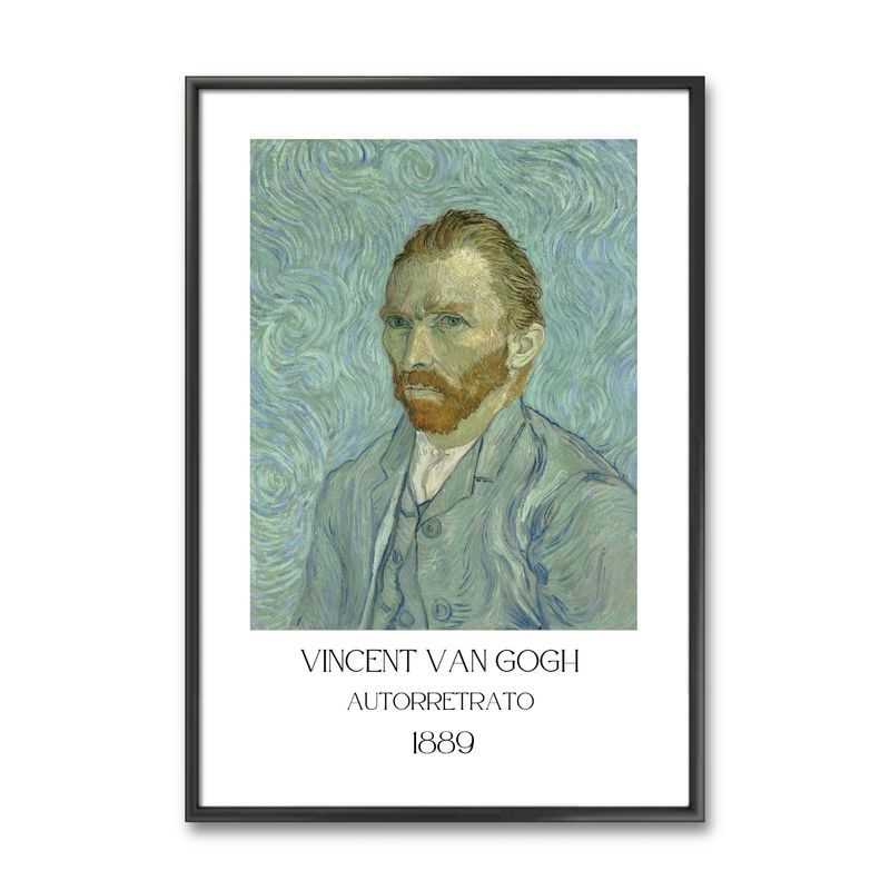 GENERICO - CUADRO DECORATIVO DE AUTORRETRATO VINCENT VAN GOGH