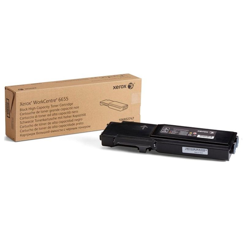 XEROX - Toner Xerox 106R02755 para WorkCentre 6655 (12.000 Páginas, Negro) - Negro