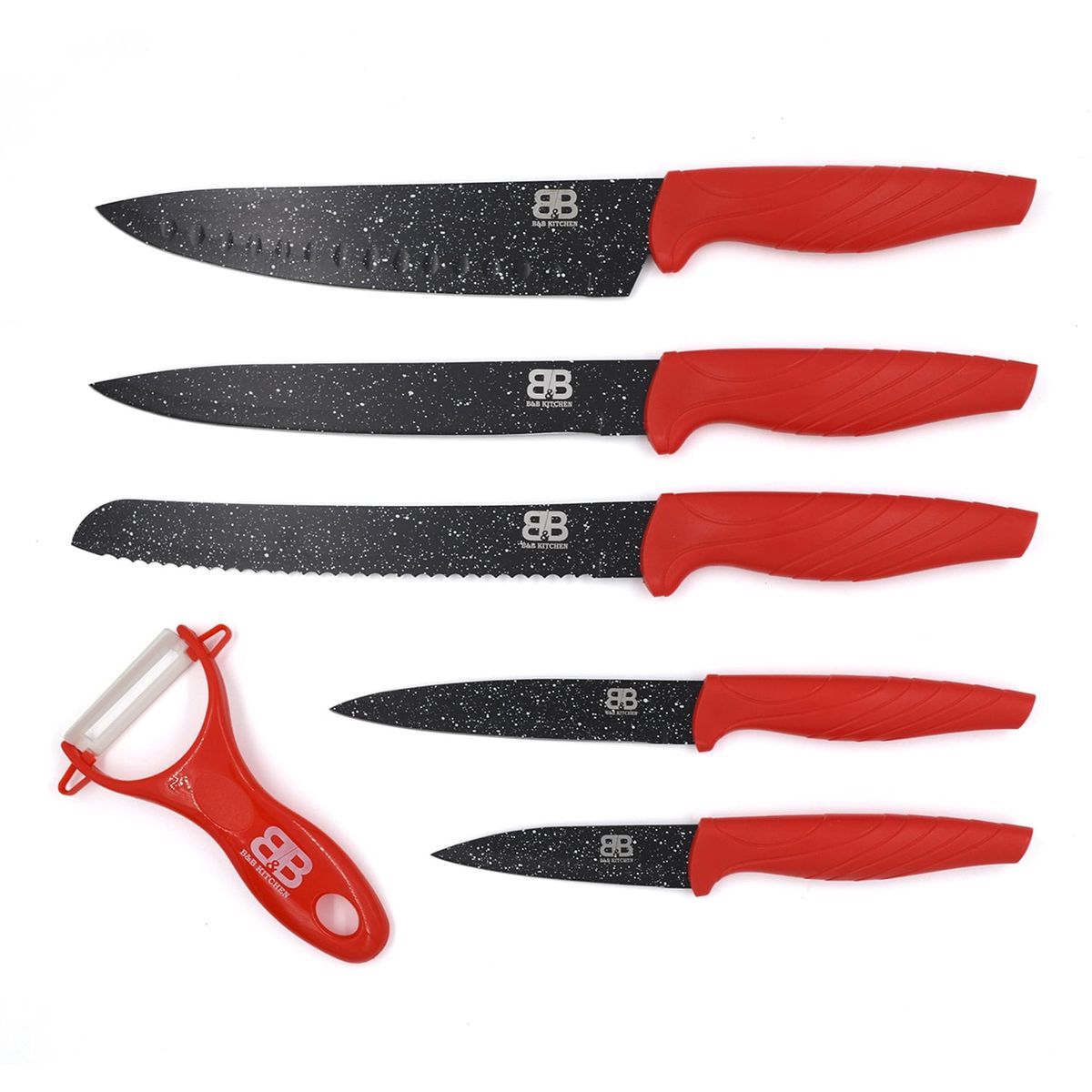 BYB - Set de Cuchillos 6 pzs acero inoxidable