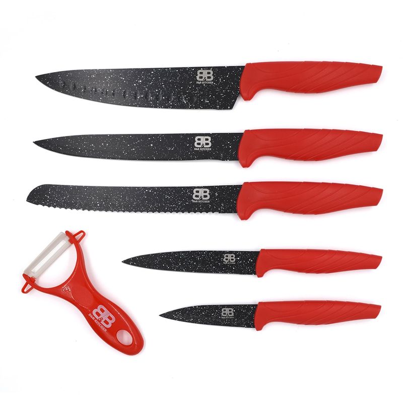 BYB - Set de Cuchillos 6 pzs acero inoxidable