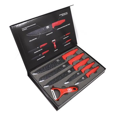 Imagen 2 del producto Set de Cuchillos 6 pzs acero inoxidable