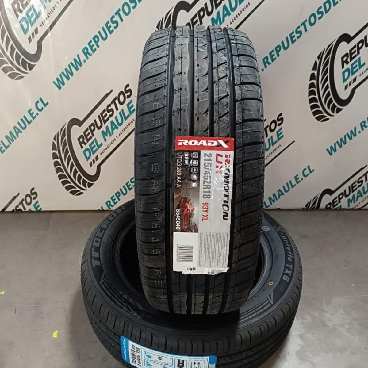 GENERICO - NEUMATICO 215/45 R18 ROADX RXMOTION U11 93Y HT BLK CHN ROADX