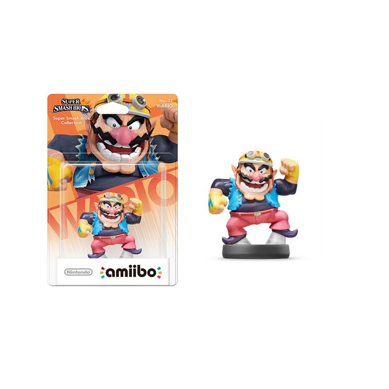 NINTENDO - Amiibo Wario - Colección Super Smash Bros