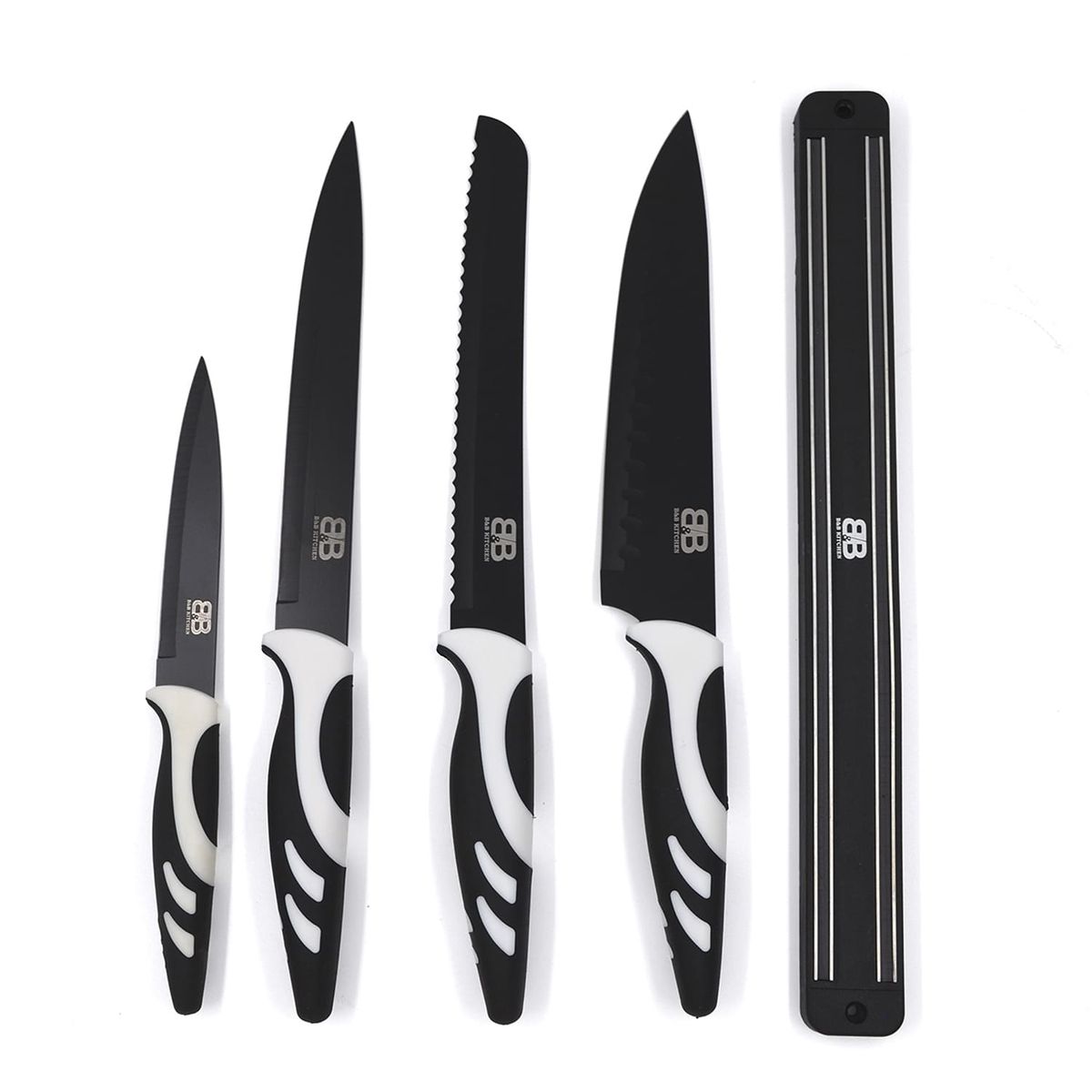 BYB - Set de cuchillos 5 pzs acero inoxidable