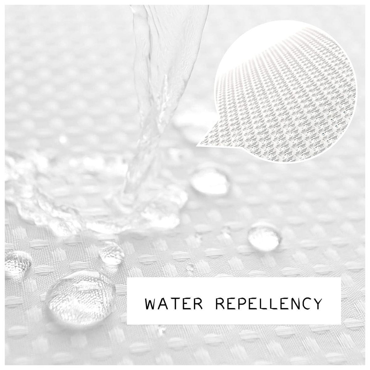 COMPRAPO - Cortina Baño Impermeable Árbol día y Noche más 12 Ganchos 180x180 Cm