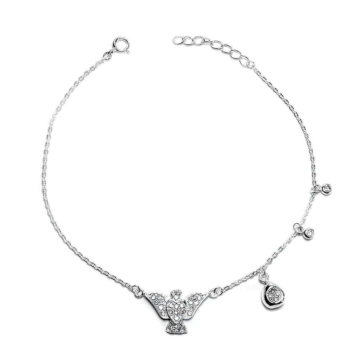 COGGIOLA - Pulsera Paloma De La Paz Plata Fina 925