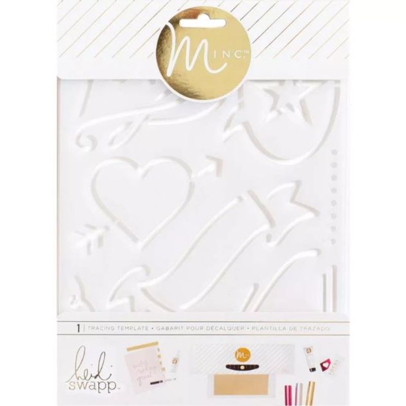 AMERICAN CRAFTS - Plantillas Love para Minc Heidi Swapp