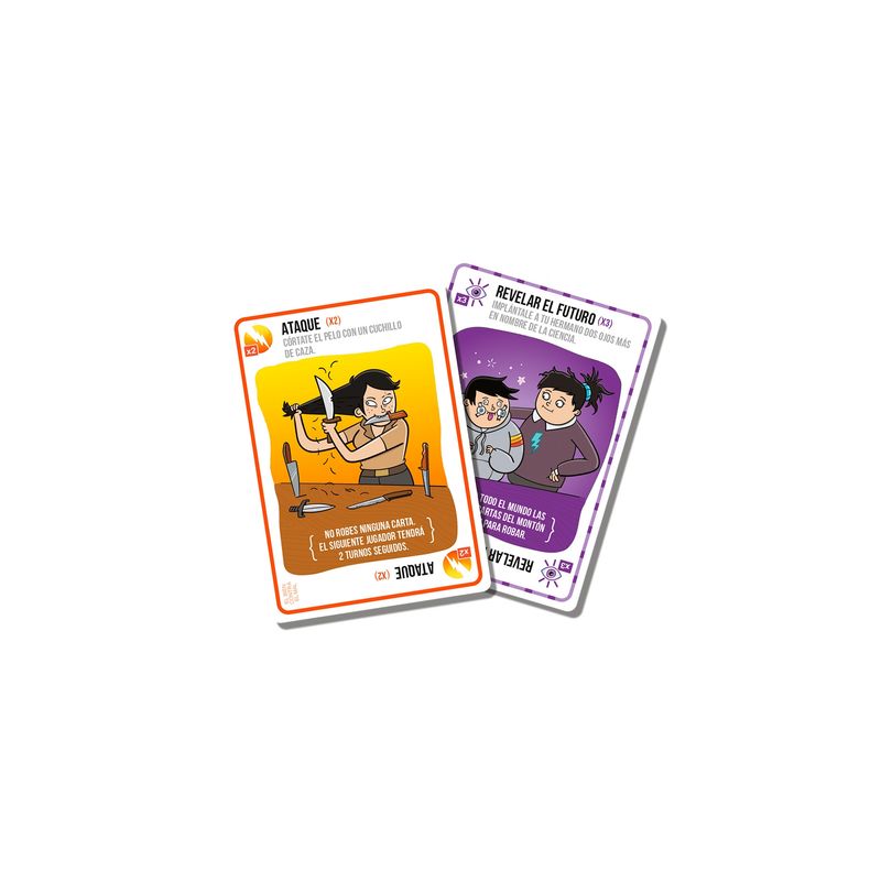 EXPLODING KITTENS - Exploding Kittens - El Bien contra el Mal - Juego de mesa