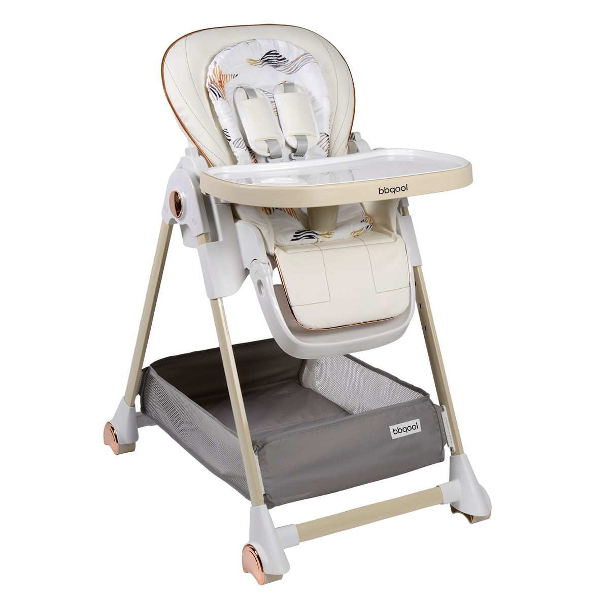 BBQOOL - Silla De Comer Mealtime White