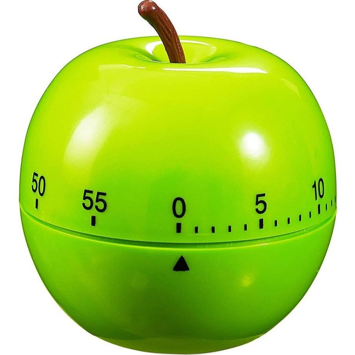 GEN - Timer Forma De Ciruela Cocina Reloj Temporizador A Cuerda - Verde