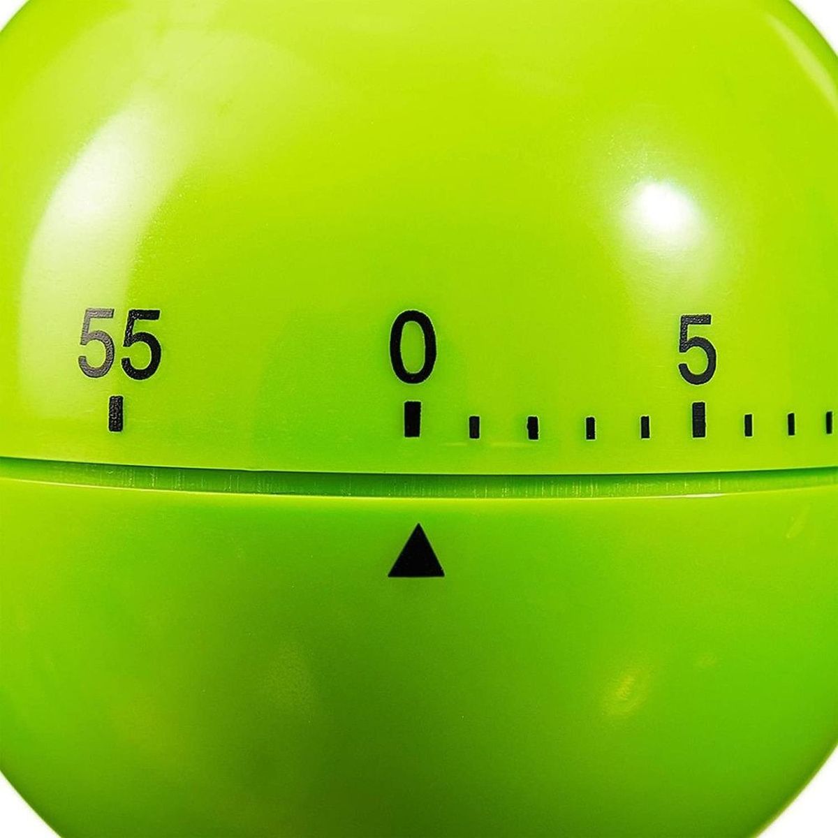 GEN - Timer Forma De Ciruela Cocina Reloj Temporizador A Cuerda - Verde