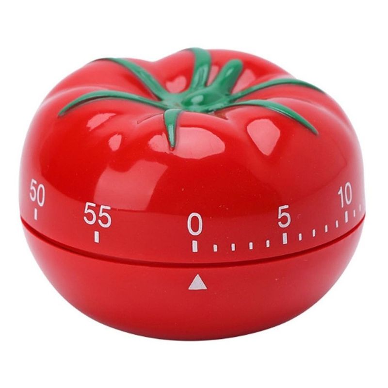 GEN - Timer Forma Tomate Pomodoro Cocina Reloj Temporizador Cuerda
