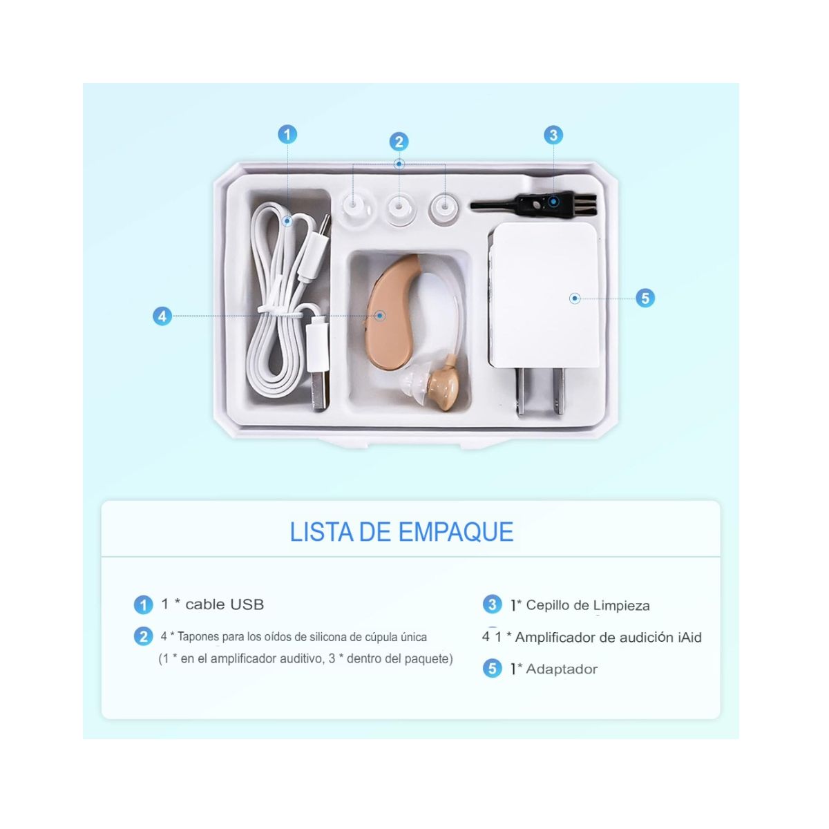 GENERICO - Audífono Amplificador Para Sordos