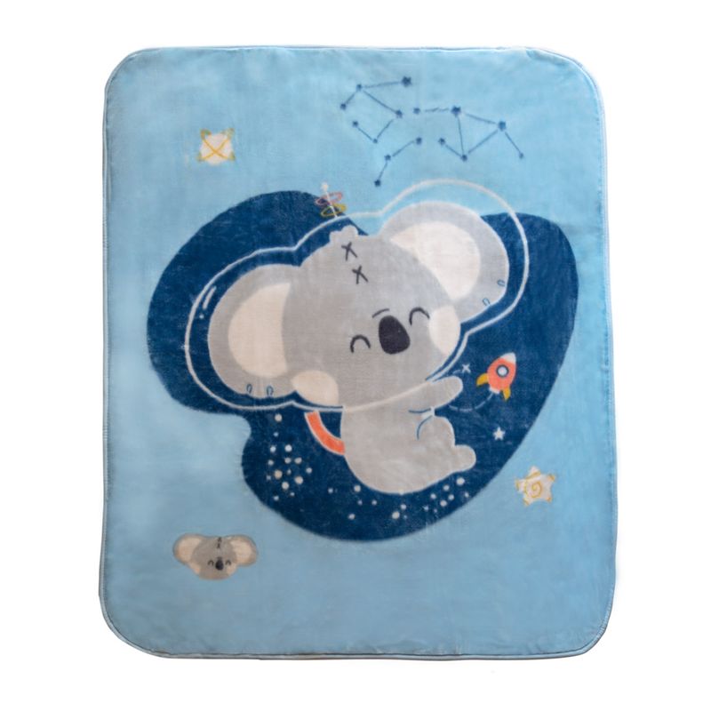PUMUCKI - Frazada De Cuna Koala Celeste Pumucki