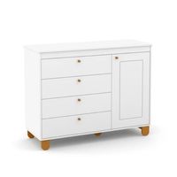 Comoda Zupi Con Puerta Blanca