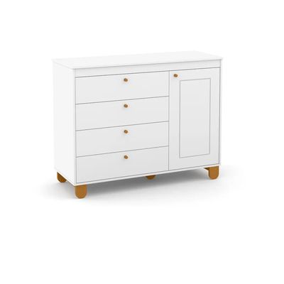 Imagen 2 del producto Comoda Zupi Con Puerta Blanca