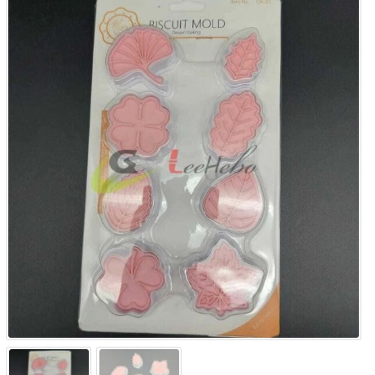 GENERICO - Cortador De Galletas 8 Piezas De Plastico Figura Hojas