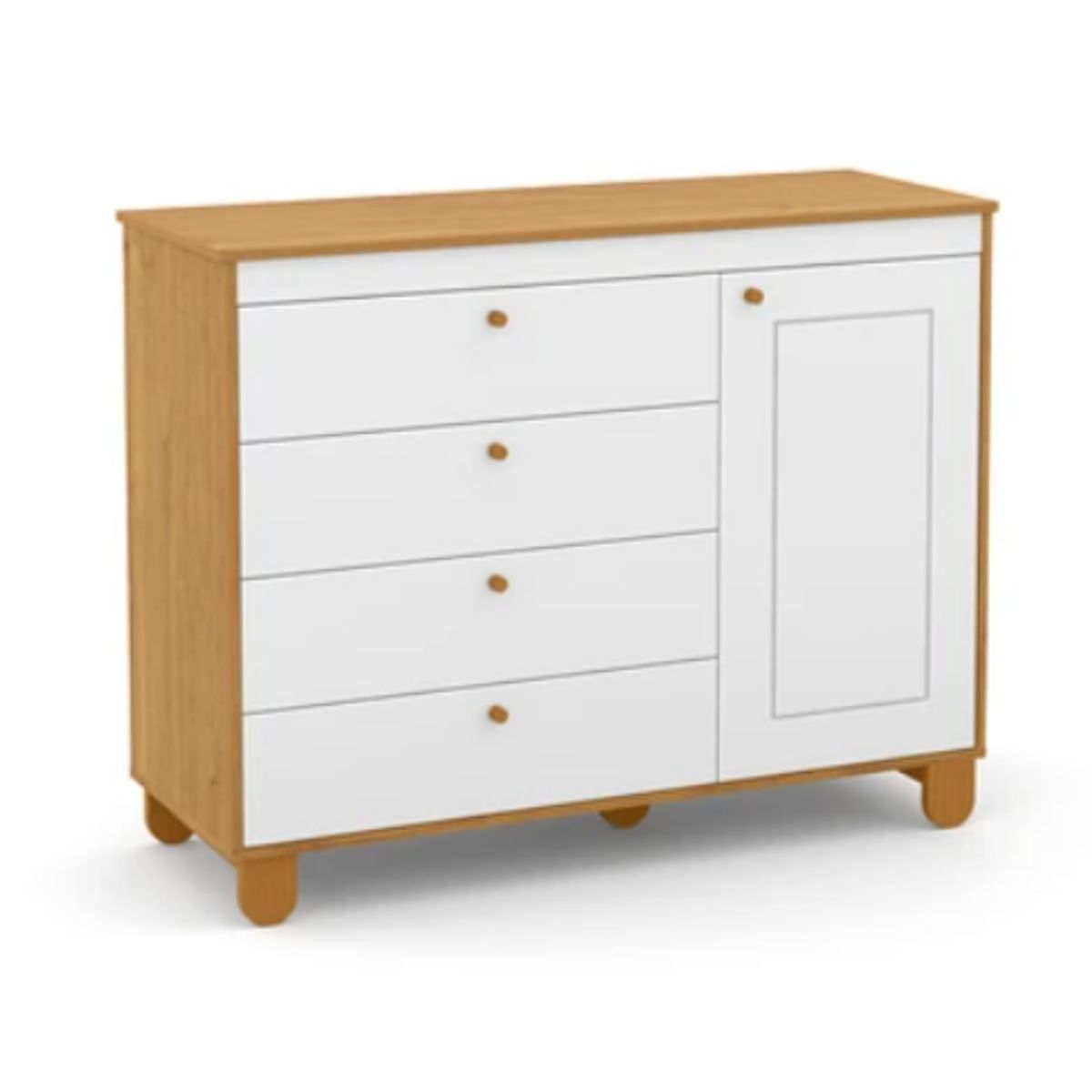 KIDSCOOL - Comoda Zupi Con Puerta Caramelo