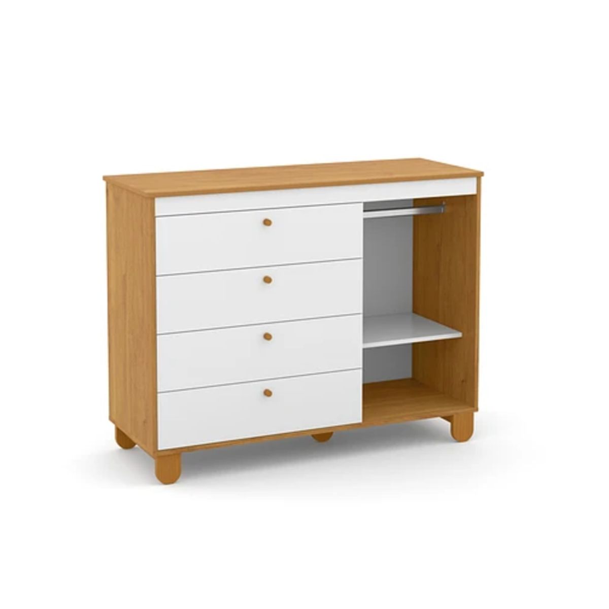 KIDSCOOL - Comoda Zupi Con Puerta Caramelo