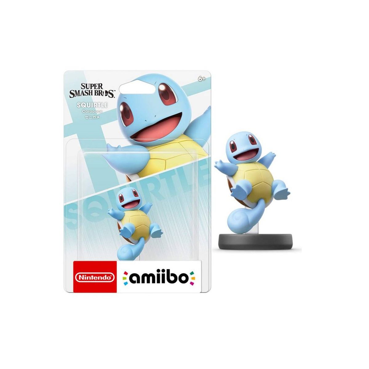 NINTENDO - Amiibo Squirtle - Colección Super Smash Bros