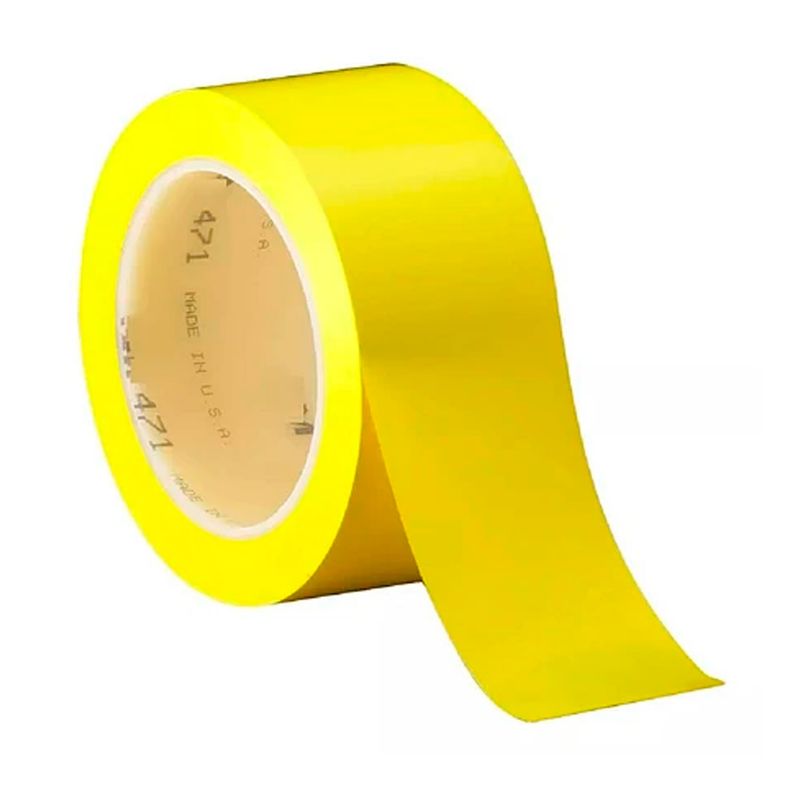 GENERICO - Cinta Adhesiva para Demarcación Amarilla 5cm x 30mts