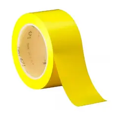 GENERICO - Cinta Adhesiva para Demarcación Amarilla 5cm x 30mts